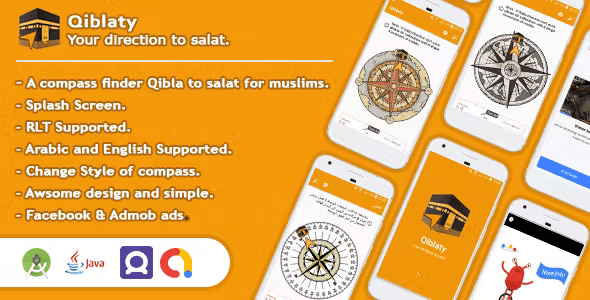 Qiblaty – Qibla compass for find direction to makkah for salat Android App