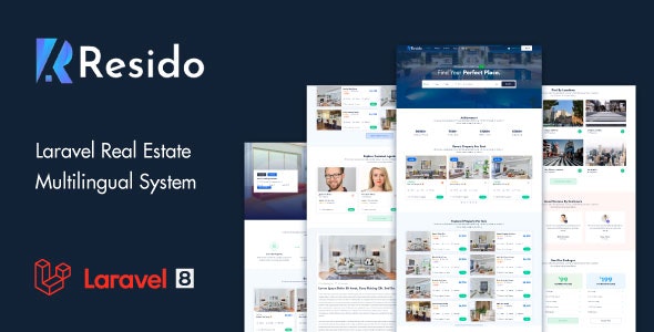 Resido – Laravel Real Estate Multilingual System 3.2.0