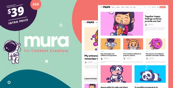 Mura – WordPress Theme for Content Creators 1.6.5