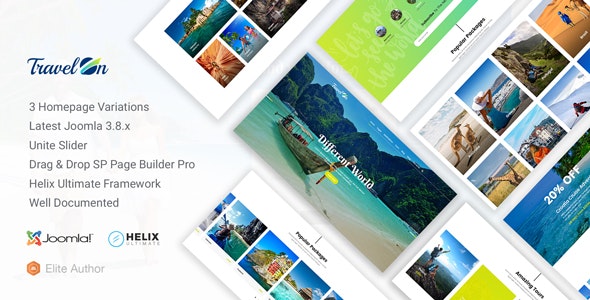 TravelOn – Travel, Tour, Travel Agency Joomla Template