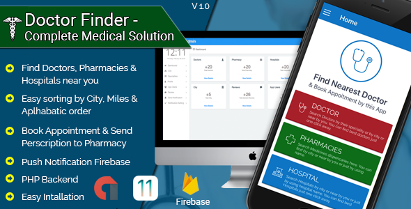 Doctor Finder – Complete Medical Solution IOS Application