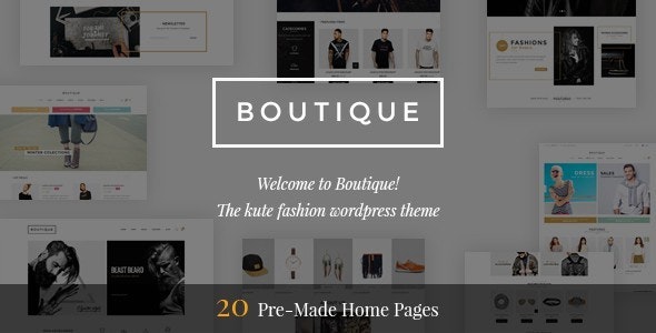 Boutique – Kute Fashion WooCommerce Theme ( RTL Supported )