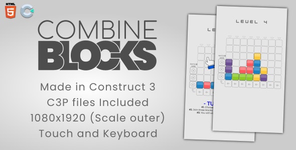 Combine Blocks – HTML5 Casual game