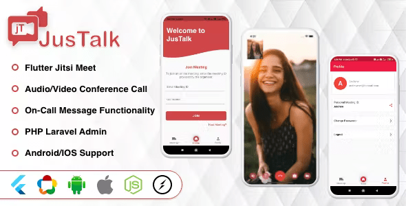 JusTalk – Mobile+Web Video Conference for Live Class, Meeting, Webinar, Online Training