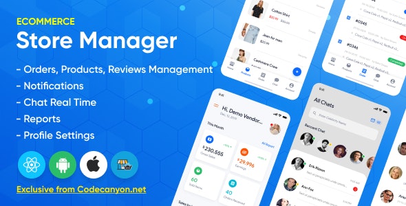 Store Manager – React Native Application for WordPress Woocommerce