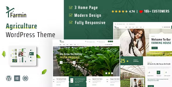 Farmin – Agriculture and Indoor Farming WooCommerce Theme