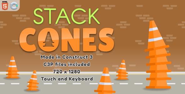 Stack cones – HTML5 Casual Game