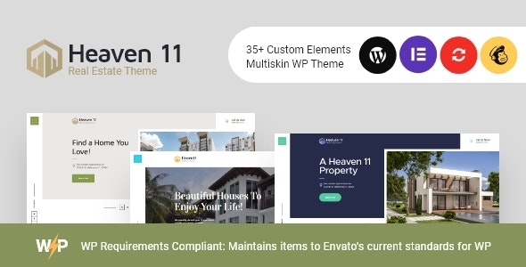 Heaven11 | Property  Apartment Real Estate WordPress Theme