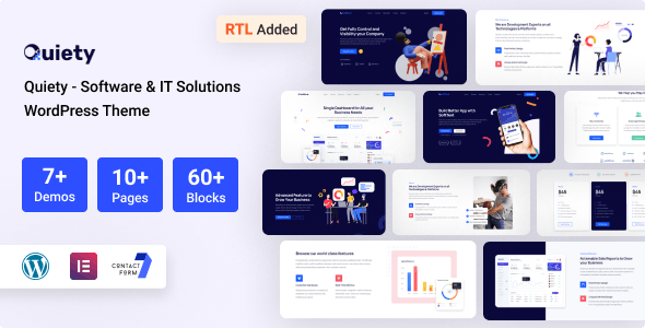 Quiety – Software & IT Solutions WordPress Theme 5.9.0