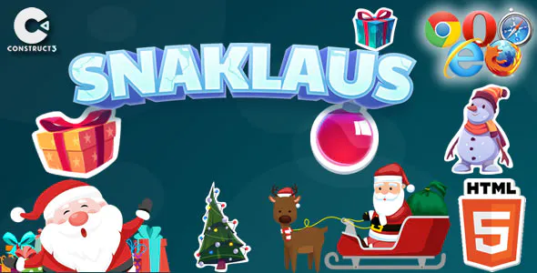 Snaklaus – HTML5 Game (Construct3)