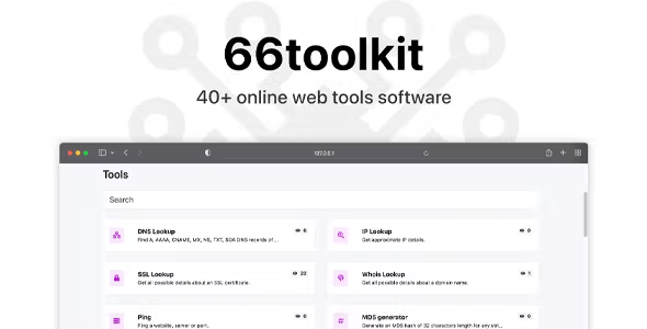 66toolkit – Ultimate Web Tools System (SAAS) [Extended License]