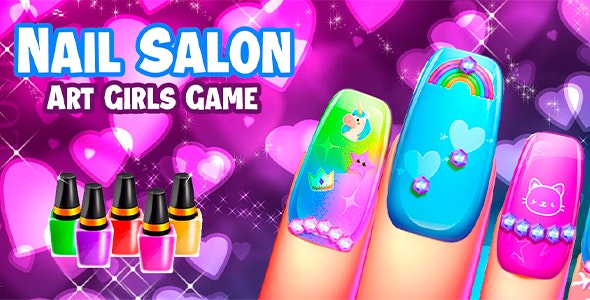 Nail Salon – Art Girls Game – Mobile Flutter Game