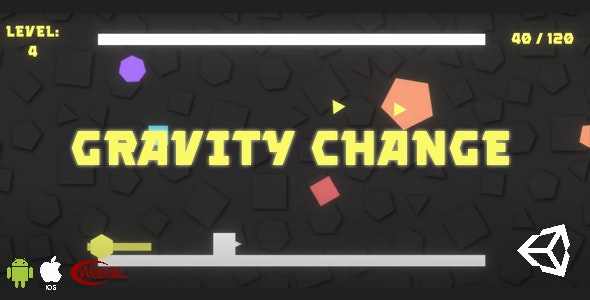 Gravity Change – Unity Game | IOS | Android | Unity Ads