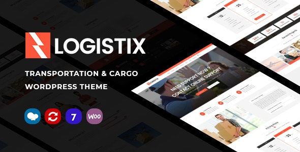 Logistix | Responsive Transportation WordPress Theme