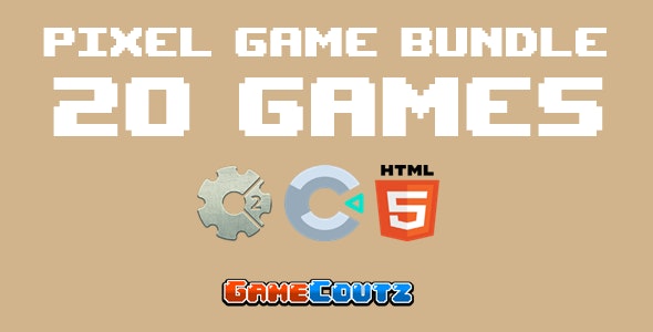 Pixel Game Bundle 20 Games – Construct 2/3