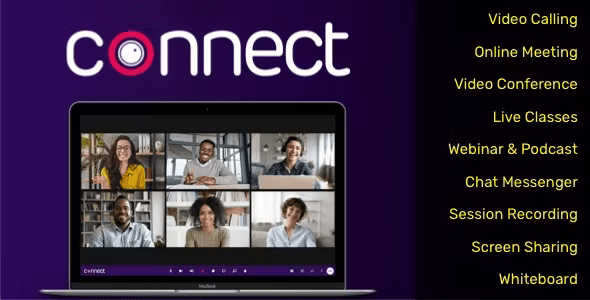 Connect – Live Video Chat, Conference, Live Class, Meeting, Webinar, Whiteboard, File Transfer, Chat  2.1.0