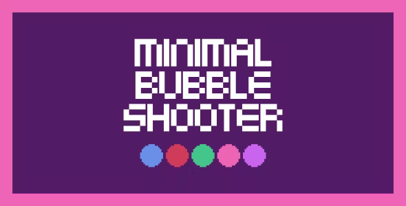 Minimal Bubble Shooter – HTML5 Game (Construct 3)