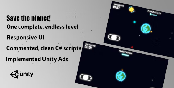 Save the planet – Complete Unity Game