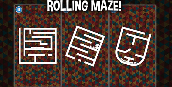 Rolling Maze (Unity Game) – balls rotate – complete puzzle project template