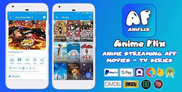 AniFlix – Anime Flix – Anime Streaming Android App – Movies – TV Series