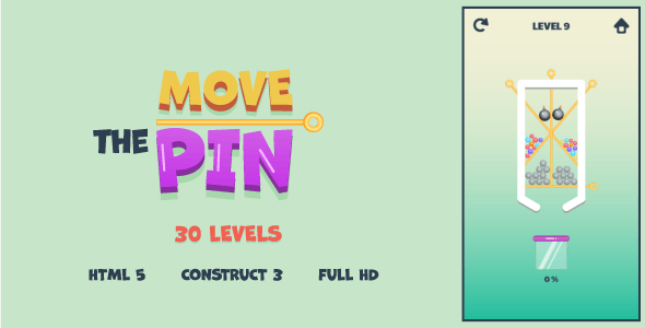 Move The Pin – HTML5 Game (Construct3)