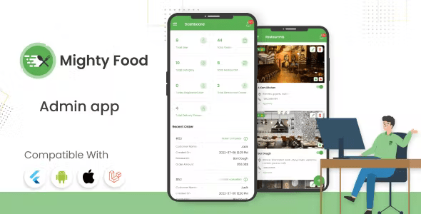 [Add-on] Admin App – Flutter Admin App for MightyFood Laravel