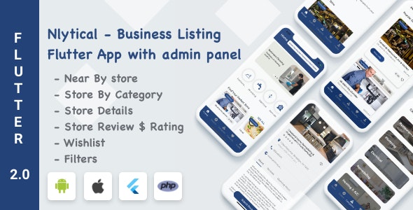 Business Listing Flutter App with Admin Panel