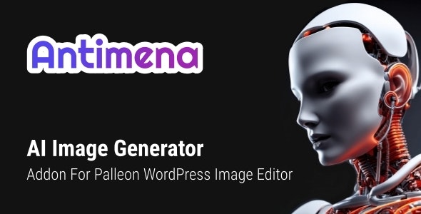 Antimena – AI Image Generator Add-on For Palleon WordPress Image Editor