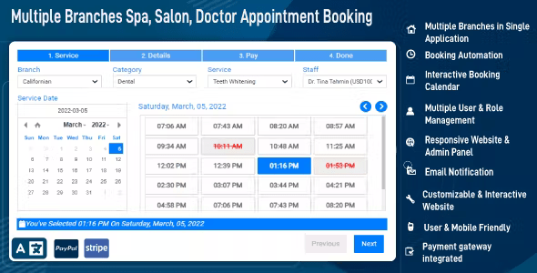 DevSteed | Spa, Salon, Doctor Appointment Booking  Schedule Booking