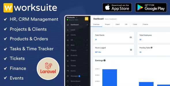 WORKSUITE – HR, CRM and Project Management 5.4.7