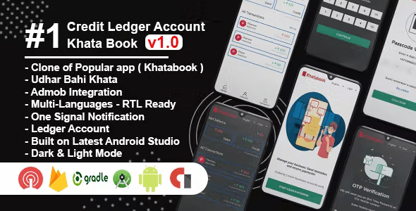 Khata Book Clone – Udhar Bahi Khata, Credit Ledger Account