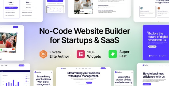 Applico – Startup  SaaS WordPress Theme