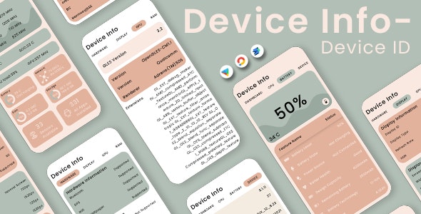 Device Info – Device ID – CPU info – System info – GPU Meter – Check Device Health – Hardware Soft