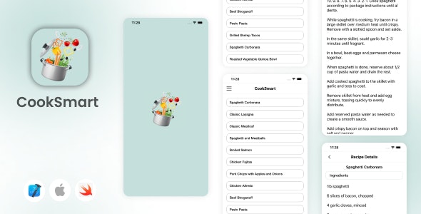 CookSmart Recipe – iOS App
