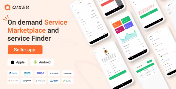 Qixer – Multi-Vendor On demand Service Marketplace Seller App 1.1.0