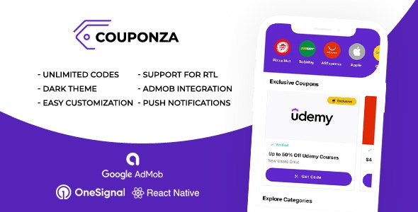 Ultimate Discounts & Coupons | Couponza Mobile – React Native