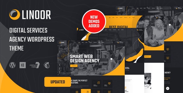 Linoor – Digital Agency Services WordPress Theme 1.8.2