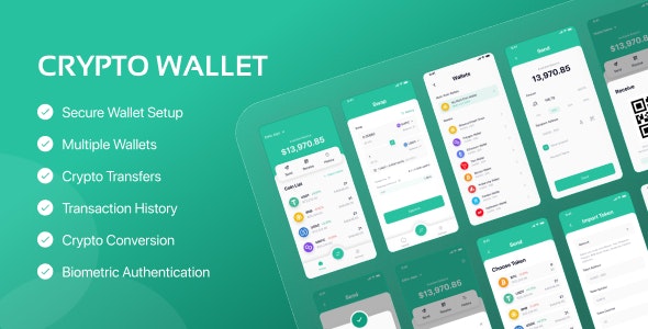 Crypto Wallet  Multichain App- Flutter