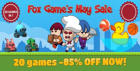 PACK Fox Game’s May Sale Bundle Offer: 20 Top Trending Games