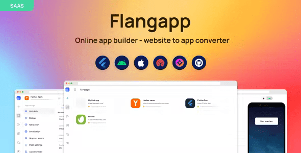 Flangapp – SAAS Online app builder from website 2.2