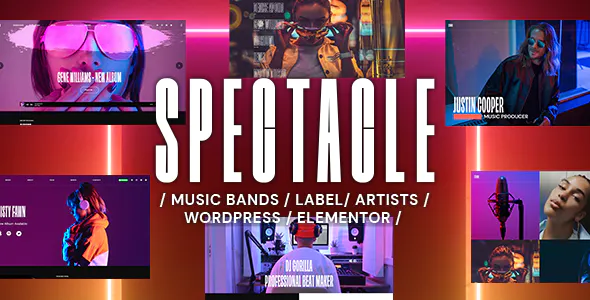 Spectacle – Music WordPress Theme 1.0.1