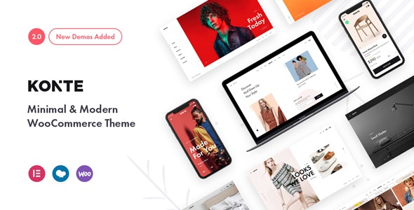 Konte – Minimal & Modern WooCommerce WordPress Theme 2.3.14