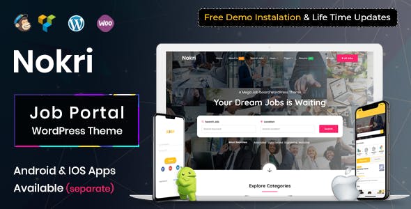 Nokri – Job Board WordPress Theme