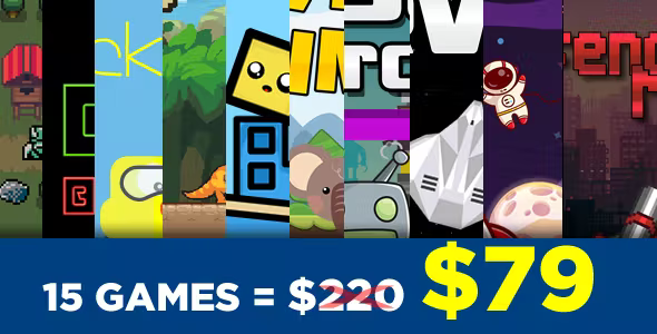 Bundle 15 Games – HTML5 Games "Construct 3"