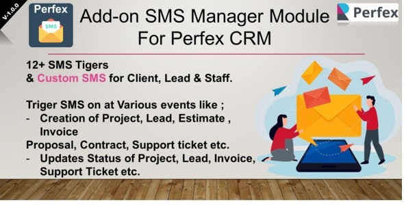 Add-on SMS Manager Module for Perfex CRM