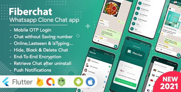 Whatsapp Clone full App | Flutter Chat app Android & iOS