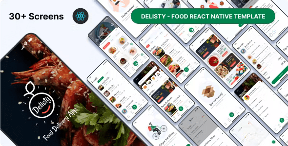 Delisty – Food React Native Template