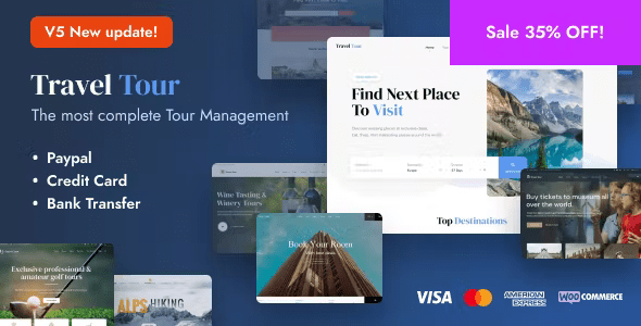 Travel Tour – Travel Booking WordPress 5.2.2