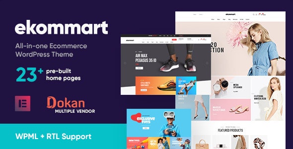 ekommart – All-in-one eCommerce WordPress Theme 4.1.1