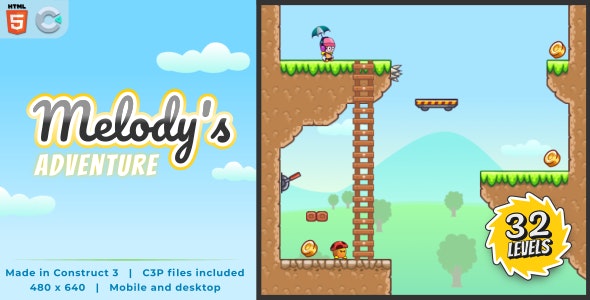 Melody Adventure – HTML5 Platform game